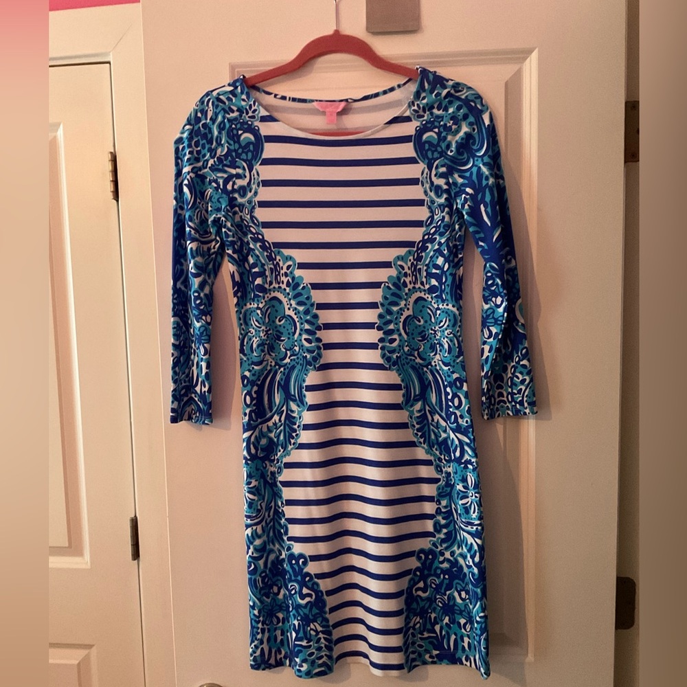 Lilly Pulitzer Nila Dress Moon Jellies Stripe